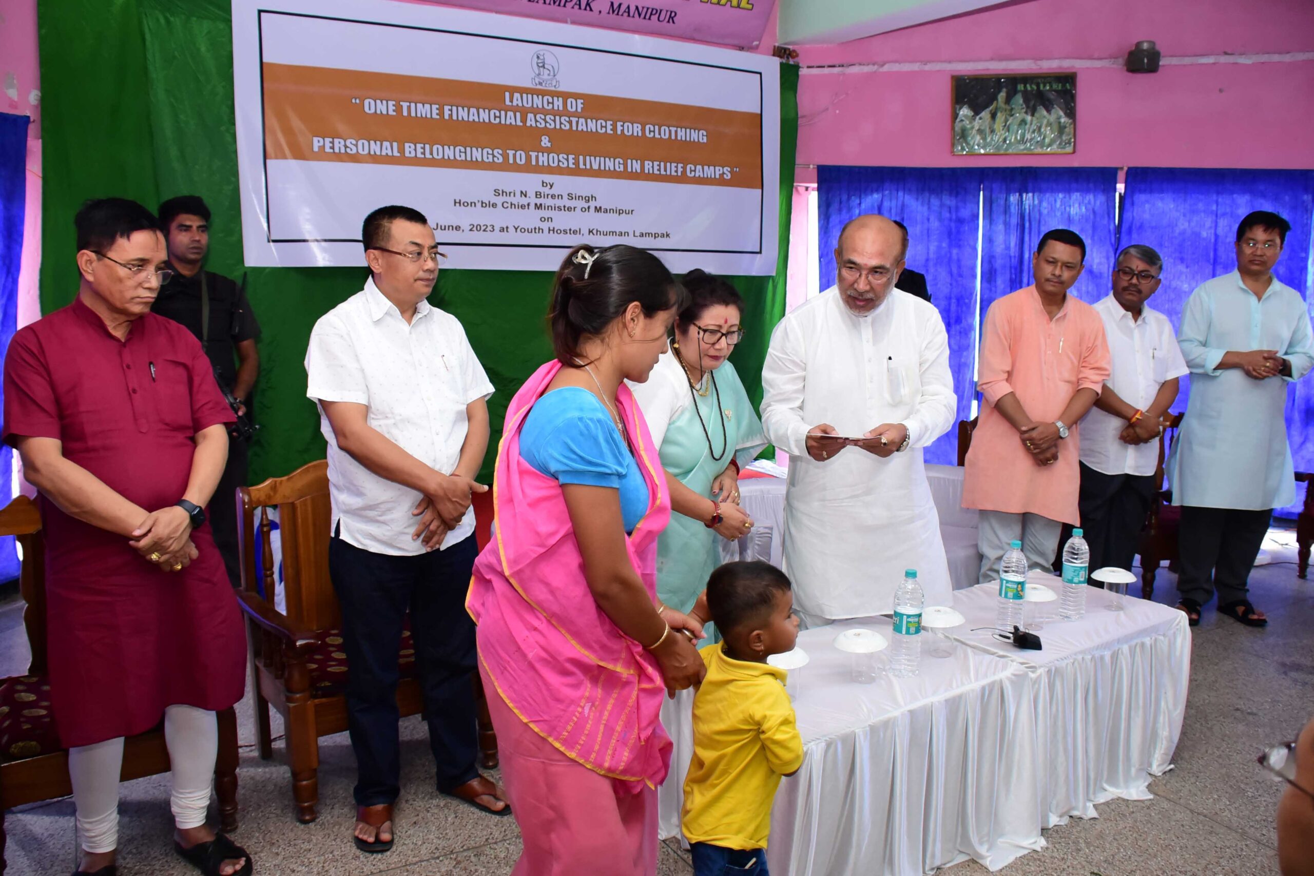Manipur CM hands over one time financial assistance – KRC TIMES
